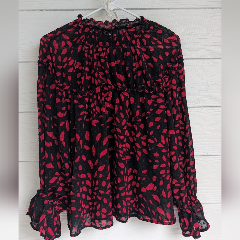 Red and Black Pepper Professional work shirt
